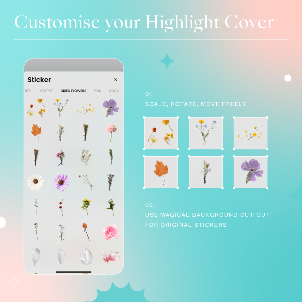 Cara Membuat Highlight Cover Instagram Khusus iPhone Gratis Collart Collage Maker 08