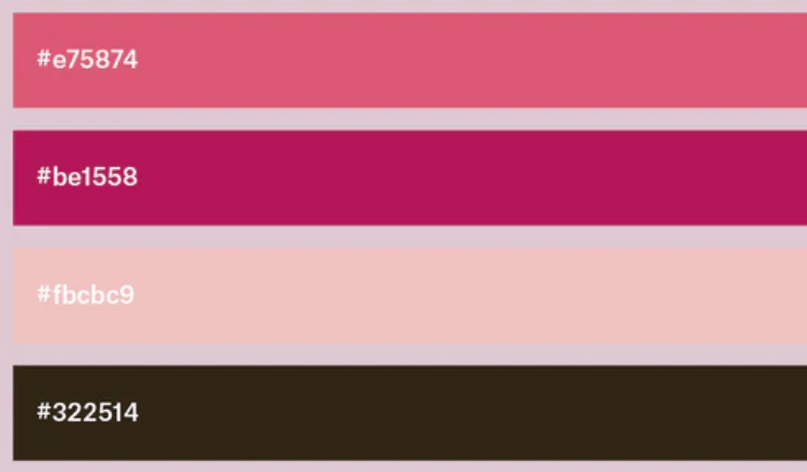 dark pink 2 Color Palette