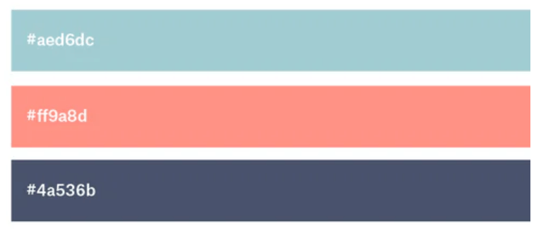 pastel blue 3 Color Palette