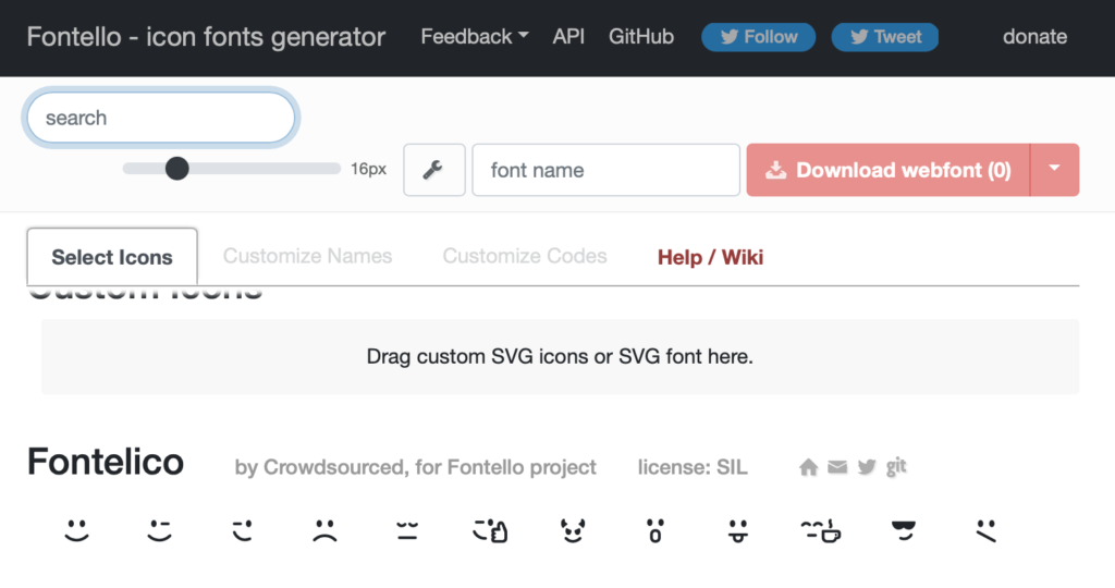 Fontello icon fonts generator - Web Development & Technology Resources