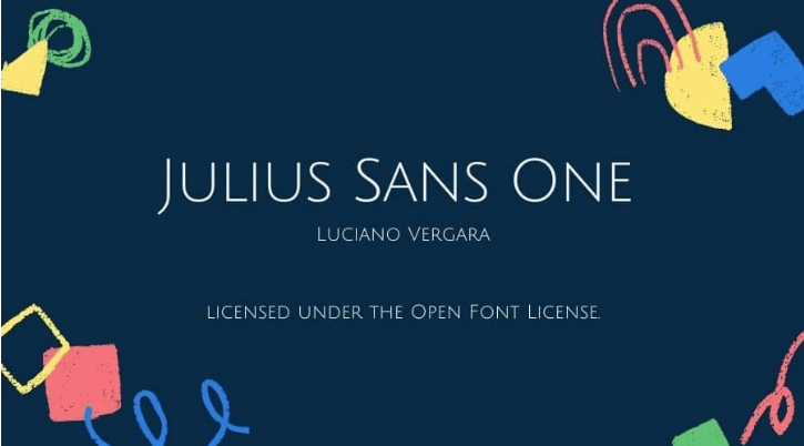 1. Julius Sans One Christmas fonts collart free photo editor collage maker app
