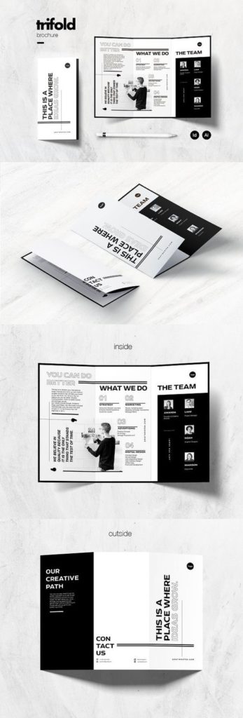 brochure design idea collart free brochure maker app 10