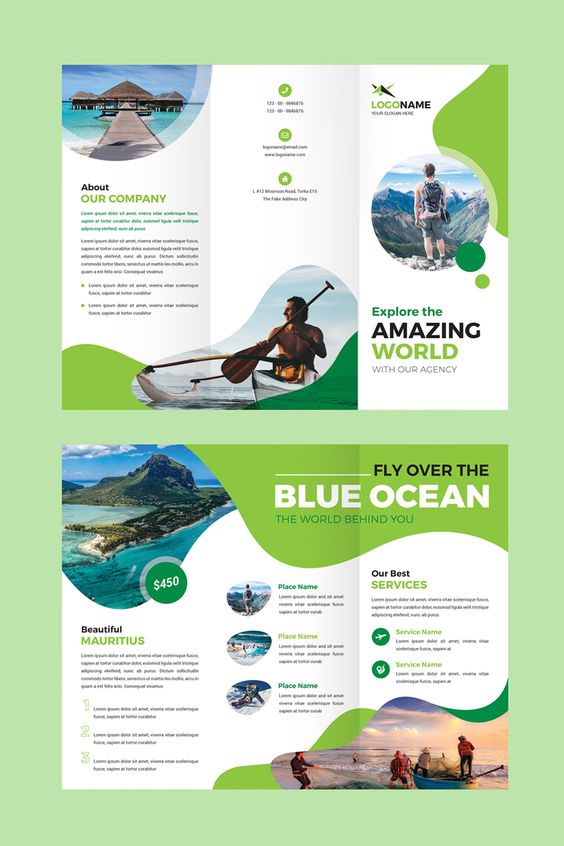 brochure design idea collart free brochure maker app 13