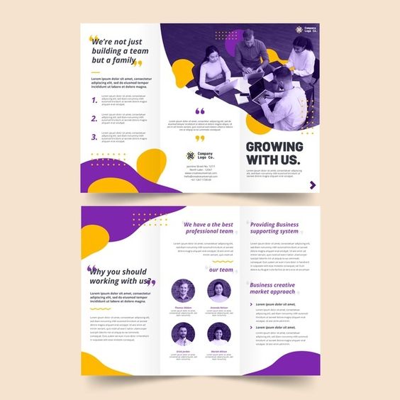 brochure design idea collart free brochure maker app 3