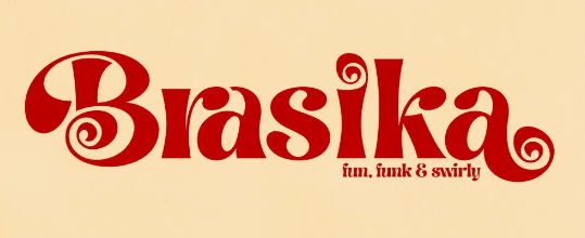 Brasika display Christmas fonts collart free photo editor collage maker app