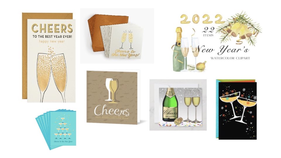 new year cards ideas inspirations collart card maker app 001