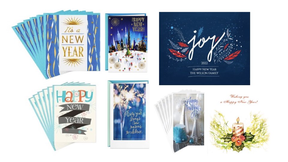 new year cards ideas inspirations collart card maker app 003