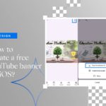 create free YouTube banner on iPhone