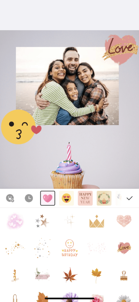 How to Create Birthday Card on Collart free editor 4