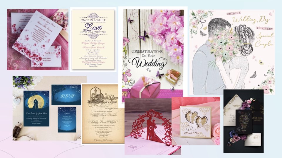 collart card design maker Wedding Invitation Designs 1