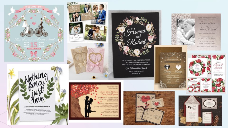 collart card design maker Wedding Invitation Designs 2