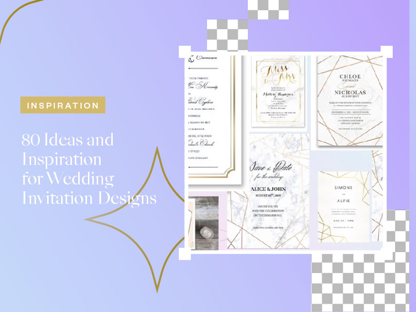 80 Ideas and Inspiration for Wedding Invitation Designs