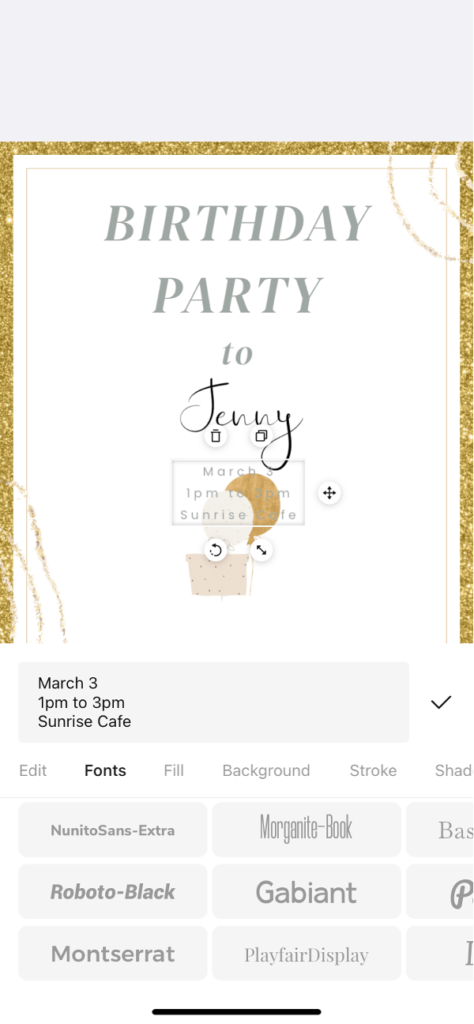 design free invitation card templates collart editor 2