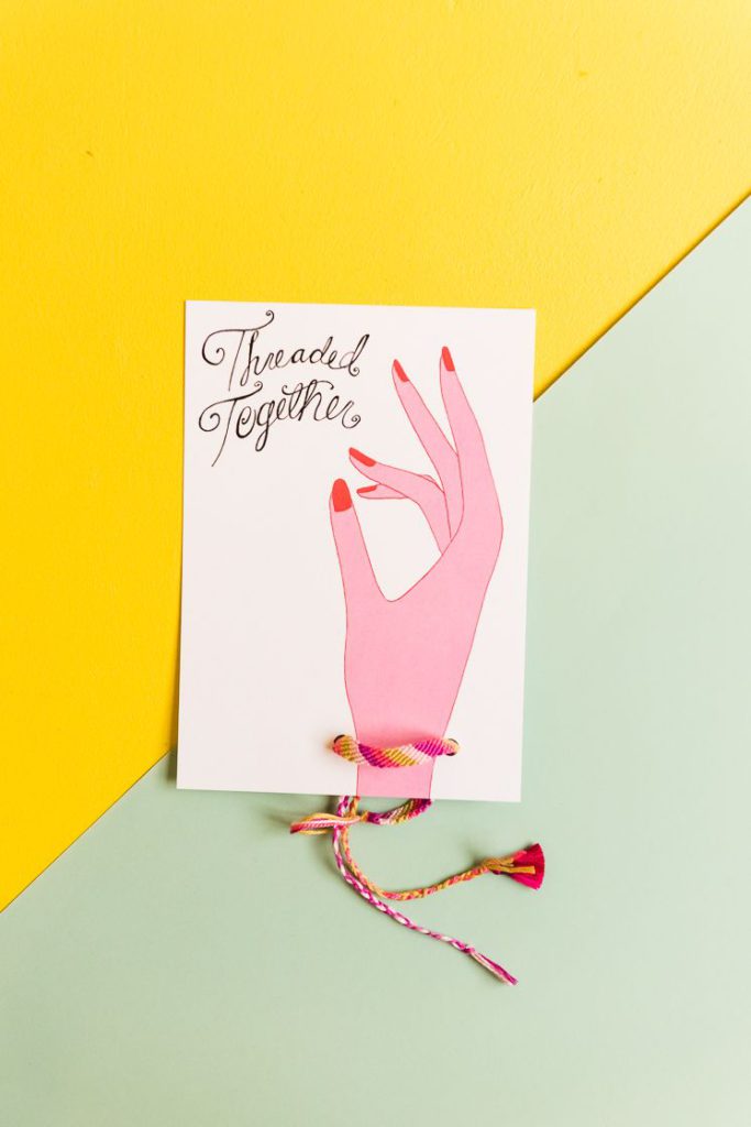 23. Friendship Bracelet Card