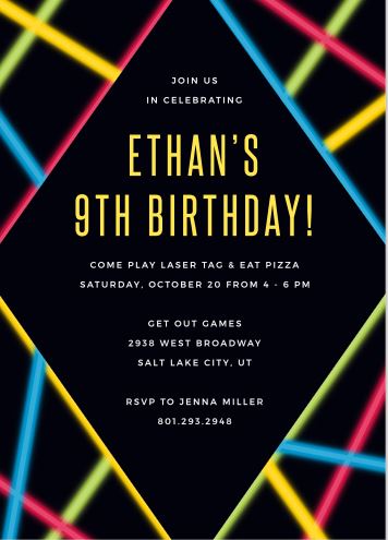 11 birthday invitations