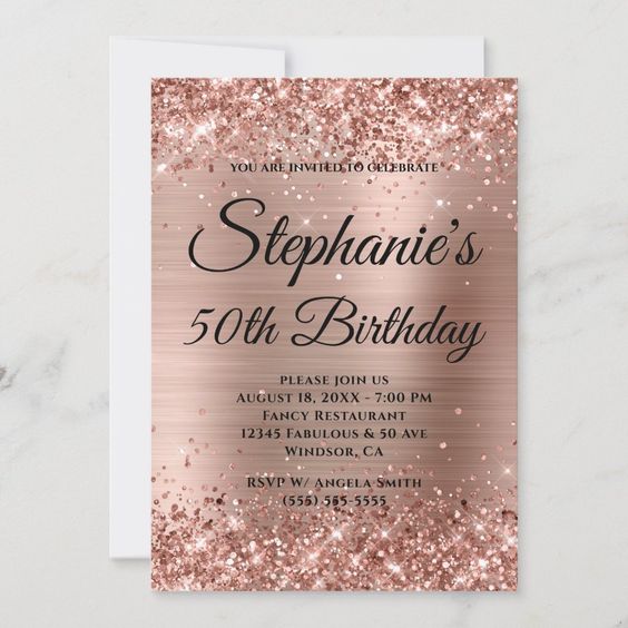 birthday invitation card design idea 34