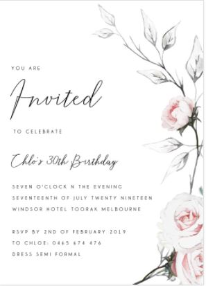 birthday invitation card design idea 35