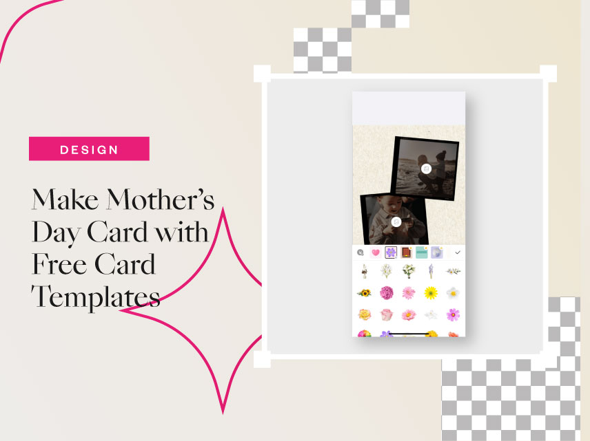 Free custom printable Mother's Day card templates