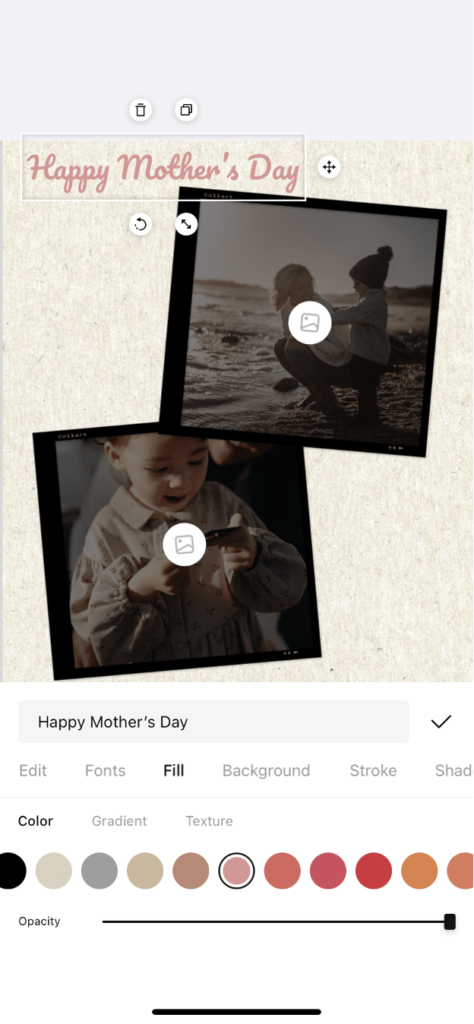 free mother's day card templates collart free design app ios 5-min