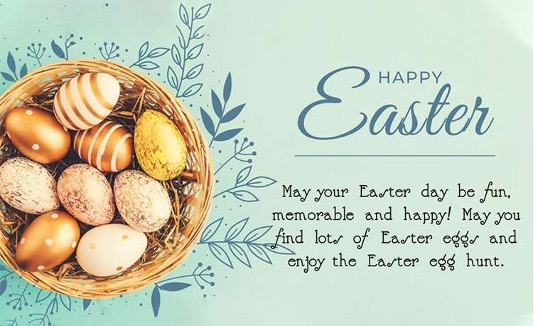 happy easter wishes greetings message collart card maker
