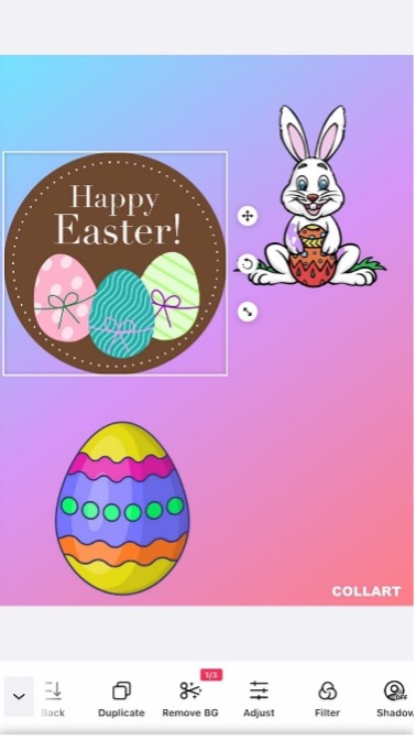 make your own easter card collart free card maker 3