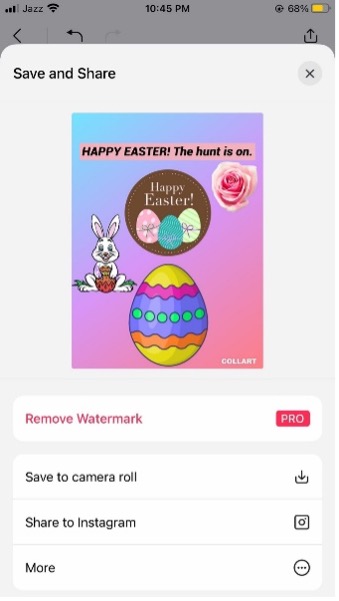 make your own easter card collart free card maker 5