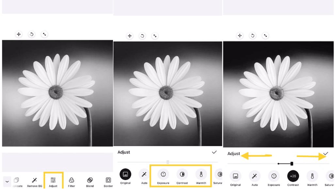 Como converter fotos em preto e branco 5