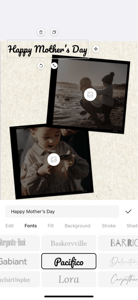 Faça um cartão de Dia das Mães com modelos de cartão gratuitos 3