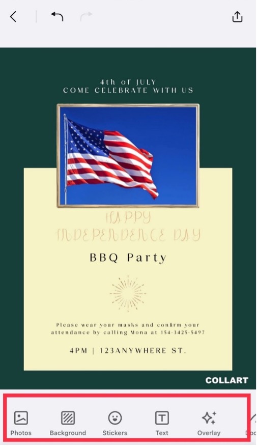 4th of july party invitation cards collart free card invitation design templates 2